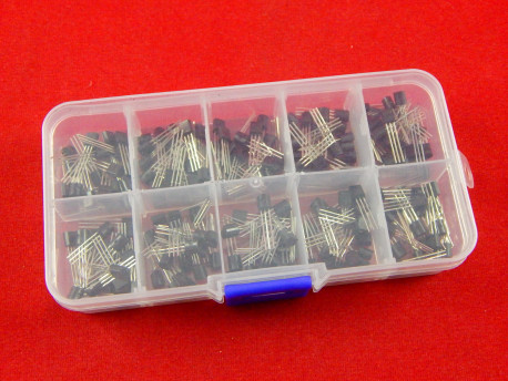 Набор биполярных транзисторов, 10 типов, 200 штук