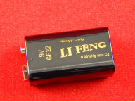 Батарея типоразмера Крона Li Feng 6F22, 9В
