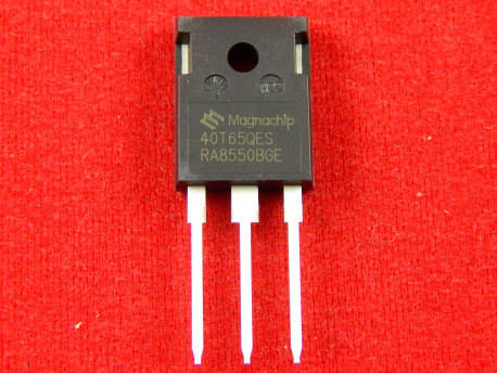 MBQ40T65QES, Транзистор IGBT, N-канал, 650В, 80А, TO-247