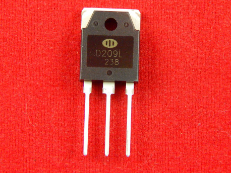 D209L, Биполярный NPN транзистор Uкэ 400 В, 9А, TO-3PN
