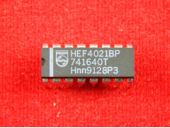 HEF4021BP, Сдвиговый регистр, 8-бит регистр, DIP-16