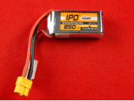Аккумулятор Li-Pol, 7.4В, 850мА/ч, 2S, 35C, XT60 