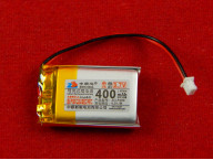 Литий-полимерный аккумулятор, 400 мАч, 3.7В, 602030