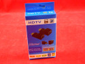 HDMI удлинитель по витой паре GSMIN адаптер RJ-45 CAT-5e/6 до 30м, черный