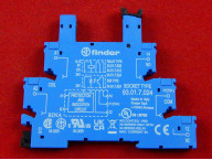 Колодка Finder 93.01.7.024 с защитным модулем на DIN-рейку для реле 34.51 на 24В, 6А