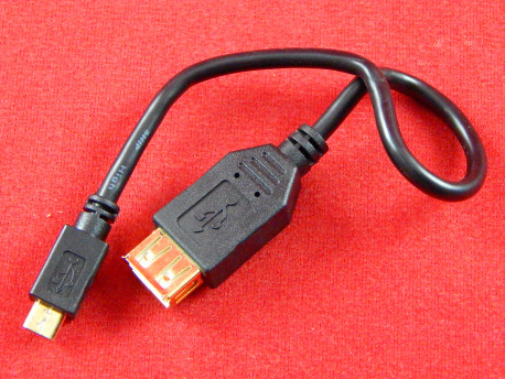 Переходник с USB Type A на MicroUSB, US109-0.15B, BOX