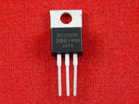 IRL2203NPBF, Транзистор полевой MOSFET N-канальный, 30В, 100А, 130Вт, 0.007 Ом