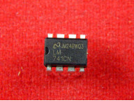 LM741CN, Одноканальный универсальный операционный усилитель, DIP-8