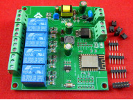 Модуль реле ESP8266 ESP-12F с Wi-Fi, 4-канальный AC90-250В/DC7-30В/5 В для беспроводного управления умным домом Arduino