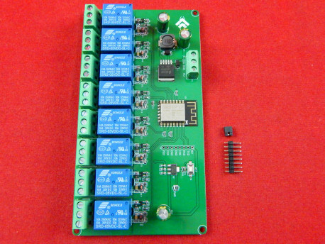 Модуль реле ESP8266 ESP-12F, 8-канальный AC90-250В/DC7-30В/5 В для беспроводного управления умным домом Arduino