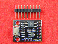 Отладочная плата ATTiny85 с micro-USB