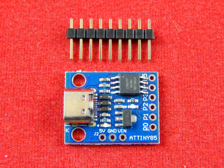 Отладочная плата ATTiny85 с USB Type-C