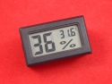 Датчик температуры и влажности с дисплеем (Черный)