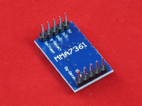 3-осевой акселерометр MMA7361 для плат Arduino