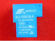 SLA-12VDC-SL-A, Реле электромагнитное, 12В, 30А, 5 контактов