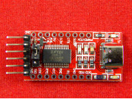 Преобразователь интерфейсов USB-UART TTL, FTDI FT232RL, разъём Type-C