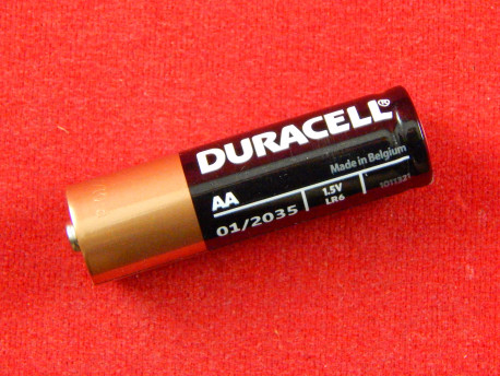 Батарейка Duracell AA, щелочная, 2500 мАч