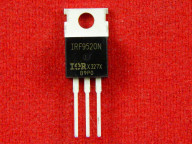 IRF9520N, Транзистор, P-канал 100В, 6.8А, TO-220