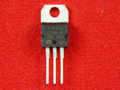 TIP110, Транзистор составной, NPN, 60В, 4A, TO-220AB