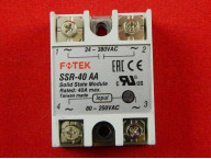 Твердотельное реле SSR-40AA, 40A, 380В (AC), однофазное