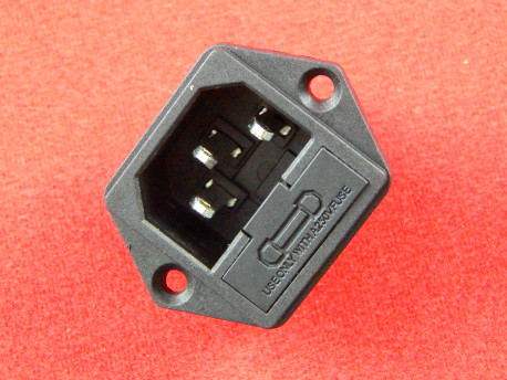 Разъем питания для установки в корпус AC-03, 220В
