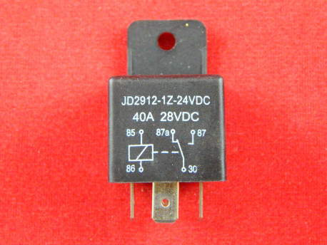 Автомобильное реле JD1912-1Z-24В DC, 24В, 40А, 5 контактов с соединительной колодкой