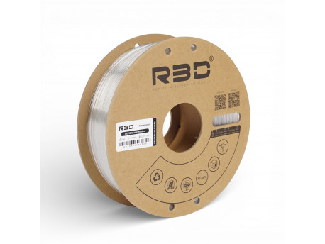 Прозрачный PETG пластик R3D для 3D-принтеров 1 кг (1,75 мм)