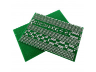 Односторонняя многокорпусная универсальная плата для поверхностного монтажа размером 7x11 см