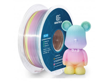 GEEETECH PLA Silk пластик, градиент Macaron 1.75 мм, 1 кг