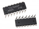 Микросхема индикатора уровня TA7666P, DIP-16