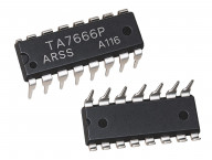 Микросхема индикатора уровня TA7666P, DIP-16