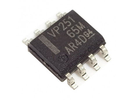 Микросхема приёмопередатчика CAN VP251, SOP-8