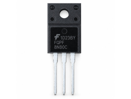 FQPF8N80C, N-канальный MOSFET 800 В, 8 А, TO-220F