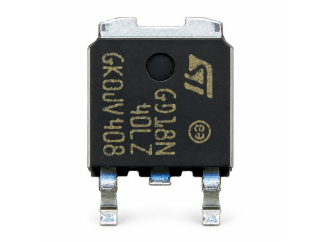 IGBT транзистор STGD18N40LZT4, 390 В, DPAK (TO-252)