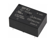 Реле электромагнитное WRG (Wangrong) RE-105DM1, 5 VDC, SPST-NO, 15 A/250 VAC, 4 вывода