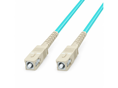 Патчкорд оптический SC/UPC-SC/UPC OM3 5 м симплекс 3.0 мм LSZH синий