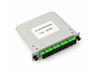 Оптический делитель PLC LGX 1×8, SC/APC, одномодовый.
