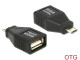 OTG-переходник Delock 65549, Micro USB-B штекер — USB-A гнездо, USB 2.0