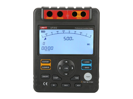 Мегаомметр UNI-T UT512, 500–2500 В, до 100 ГОм