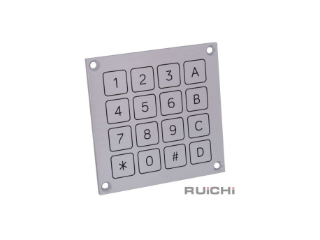 Клавиатура RUICHI RPA20-16-TM pin, 16 клавиш, 93×93 мм