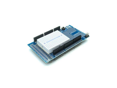Плата MEGA ProtoShield V3.0 с мини-макетной платой