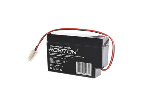 Аккумулятор ROBITON VRLA12-0.8, 12 В, 0,8 Ач