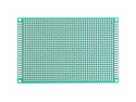 Двусторонняя макетная плата 8×12 см, шаг 2,54 мм