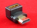 Переходник HDMI угловой гнездо/штекер