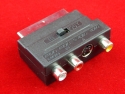 Переходник Scart - 3 RCA +S-VHS ( вх. - вых.)