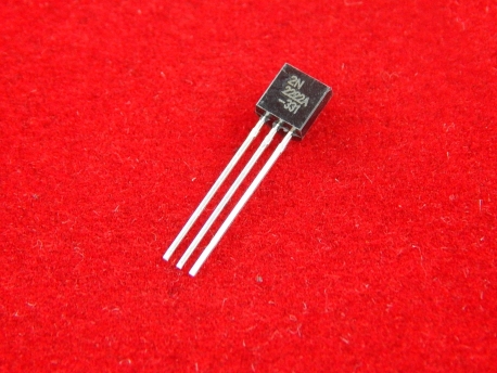 2N2222A, Транзистор NPN 40В 0.6А (PN2222A, TO-92)