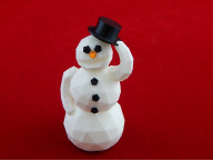 Модель "Снеговик в шляпе"