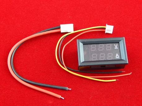 Цифровой вольтметр амперметр DC 0-100В + шунт 50А