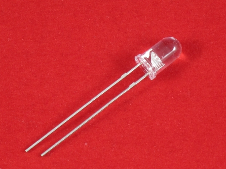 Инфракрасный (ИК) светодиод (5мм 940 нм), прозрачный