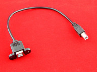 Кабель USB 2.0 Type A-B, 1.5м, с ферритовым кольцом